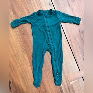 Emerald Green Kyte Footie 0-3 months